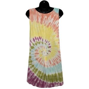 Favorite Tunic Super Soft V-Neck Tunic Tank Tie-Dye